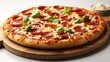 © kiimoshi - pizza on a white background