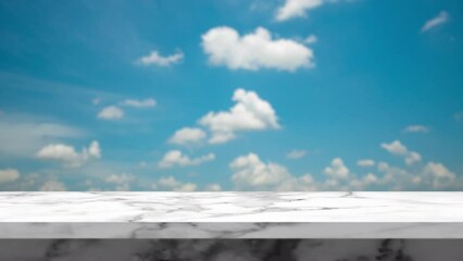Wall Mural - clouds over the sea