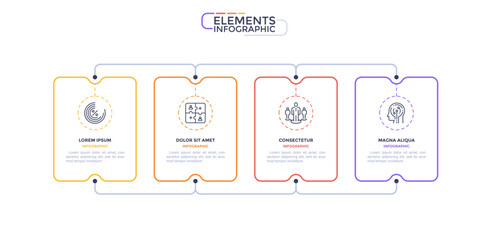 Linear SImple Infographic Template