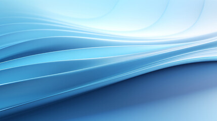 Aufkleber - A blue and white abstract background with wavy lines