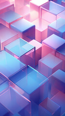 Aufkleber - A vibrant abstract background with colorful squares