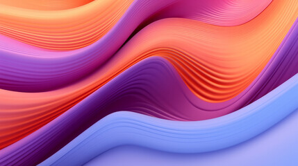 Fototapete - A vibrant and dynamic abstract background with flowing and curving lines