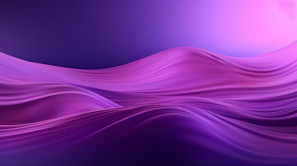 Poster - A vibrant and dynamic abstract purple background with flowing wavy lines