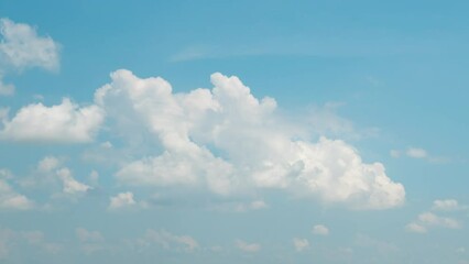 Wall Mural - blue sky cloud time lapse