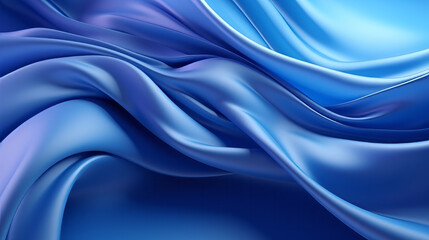 Aufkleber - An abstract blue background with wavy lines