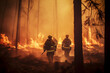 Kampf der Elemente: Zeuge der zerstörerischen Kraft eines Waldbrands