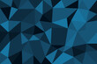 blue abstract geometric background pattern low poly art