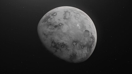 Wall Mural - Planet Mercury - First Planet From The Sun In The Solar System. - animation