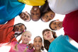 Digital png photo of diverse children smiling on transparent background