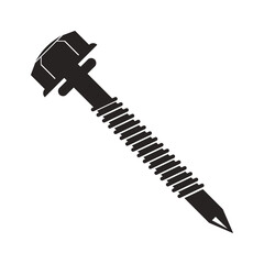 Sticker - Bolt icon vector