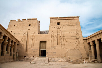 Wall Mural - Philae Temple of ISIS on Agilkia Island in Lake Nasser