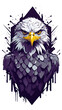 abstract vibrant eagle majestic patriotic illustration colorful artwork tshirt design 