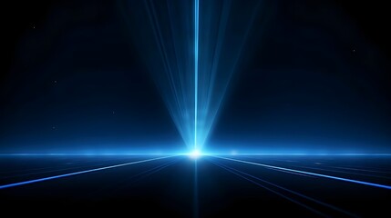 Poster - Blue spectrum lights with black background. 8k resolution. Best for wide banner, poster, header website, social media, editing video, background presentation, promotion and more