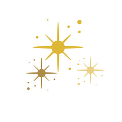 Wall Mural - star sparkle firework- new year Christmas and birthday celebration