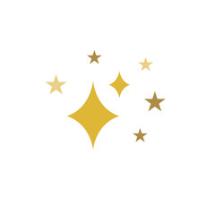 Wall Mural - star sparkle firework- new year Christmas and birthday celebration