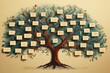 Blank Spaces in a Family Tree. AI