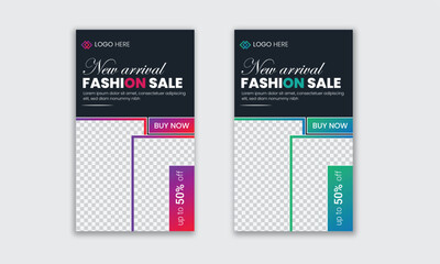 Wall Mural - Fashion instagram stories template