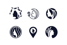 Beauty Logo Collection With Creative Unique Design Vector