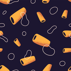 Leinwandbilder - Abstract seamless pattern, print. Endless background, repeating texture design. Flowing fluid elements, repeatable backdrop. Colored flat vector illustration for wallpaper, textile, fabric, wrapping