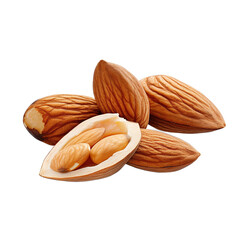 Poster - Almond isolated on white background.