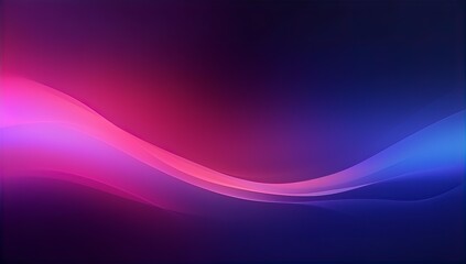 Wall Mural - 3d render, abstract background with colorful neon wavy lines