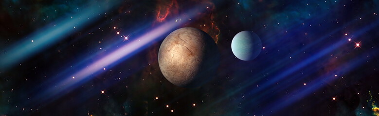 Wall Mural - high quality space background. explosion supernova. bright star nebula. distant galaxy. abstract ima