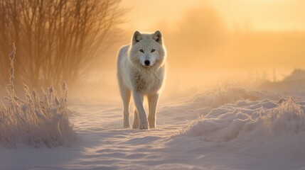 wolf in the forest