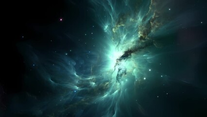 Wall Mural - Beautiful nebula in space - stars - galaxy - cosmos - Concept Art
