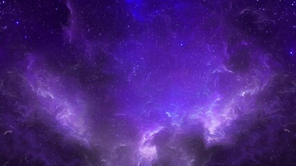 Wall Mural - 4k 3d scenic spiral infinite galaxy outer deep space nebula tunnel travel center moving stars nebula