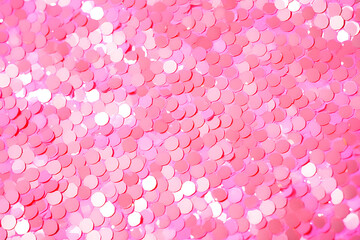 Wall Mural - abstract shiny pink background, ai generated