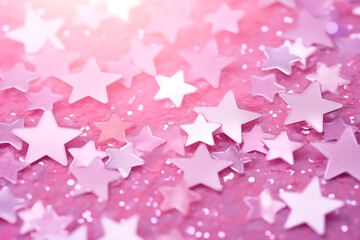 Wall Mural - abstract shiny pink background, ai generated