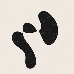 Aufkleber - Abstract Minimalist Graphic Poster Design Pattern Background Illustration