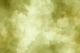 Fototapeta Londyn - Light green brown abstract watercolor pattern. Olive khaki color. Art background for design. Dirty. Grunge. Daub, stain, spot, blot, splash, Generative AI