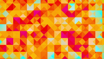 Aufkleber - Abstract triangles. Computer generated 3d render