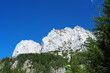 Beeindruckende Berge im Klausbachtal nahe Ramsau im Berchtesgadener Land, Oberbayern, Bayern, Deutschland