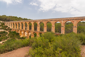 Wall Mural - Old Roman Aqueduct in Tarragona