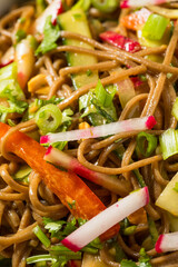 Poster - Healthy Organic Asian Noodle Salad