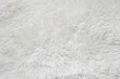 A white artificial fur background