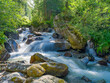Wasserfall in den Dolomiten -Nationalpark Stilfser joch