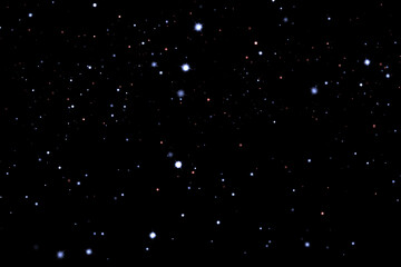 Wall Mural - field of stars in the space night. surrounded by the empty dark center. background of universe, the 
