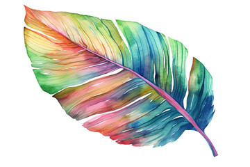 Wall Mural - Tropical leaf hand draw illustration