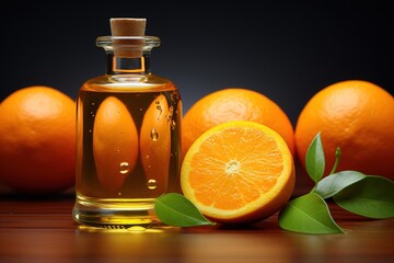 Aufkleber - orange aroma oil.