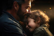 © Bnetto - Father holding daughter smiling, Father's Day celebration image.