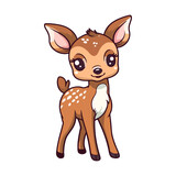 Fototapeta Dziecięca - baby deer, mouse deer cute cartoon vector