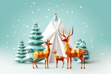 Christmas Origami | Generative AI
