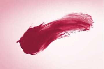 Wall Mural - paint brush pink color stroke