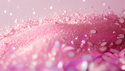 pink glitter background generative in ai