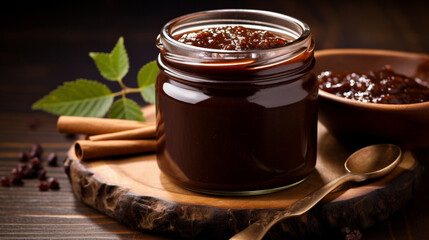 Wall Mural - Chocolate Jam Rustic Background