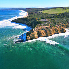 Wall Mural -  Coastline around Point Addis on the Great Ocean Road