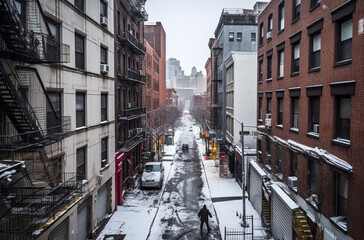 Poster - Views In The City Of Manhattan New York City 